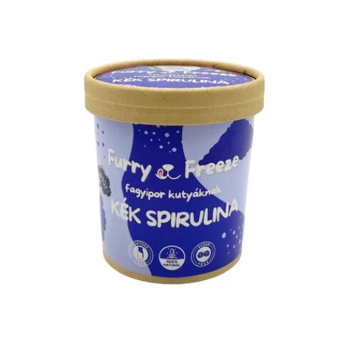 Furry Freeze fagyipor kutyáknak - Kék Spirulina 60g