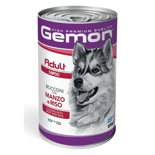 Gemon Dog Adult Maxi konzerv Marha 1250g