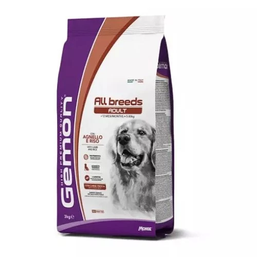 Gemon Dog Medium Adult 3kg bárány-rizs kutyatáp