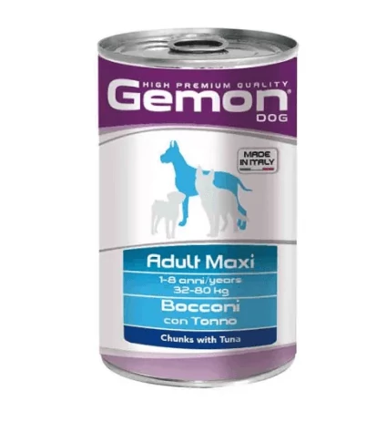 Gemon Dog Adult Maxi konzerv Tonhal 24 x 1250g