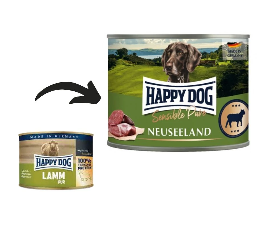 Happy Dog Neuseeland Pur (Bárány) 200 gr