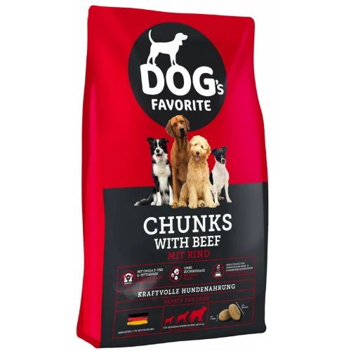 Happy Dog Dogs Favorit Chunks Beef 15 kg