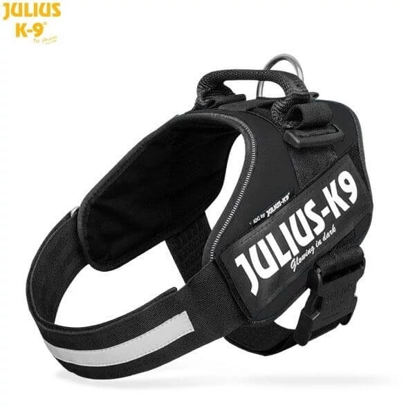 Julius-K9 IDC Powerhám, felirattal, méret 0 Fekete