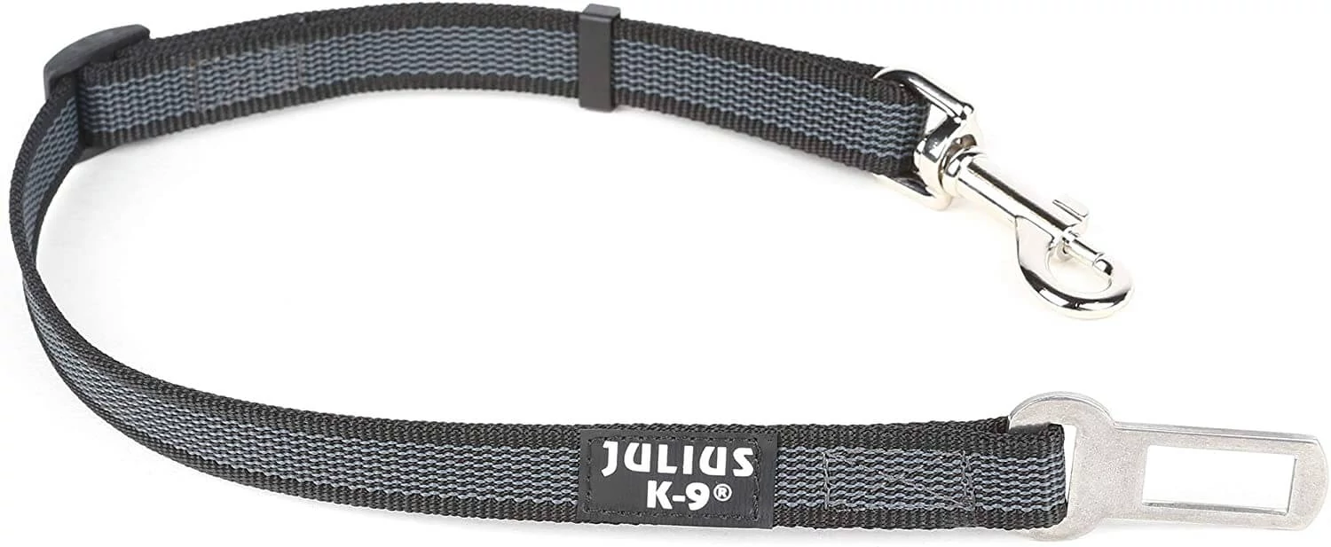 Julius k9 Biztonsági öv adapter - 10-25 kg közötti kutyáknak fekete