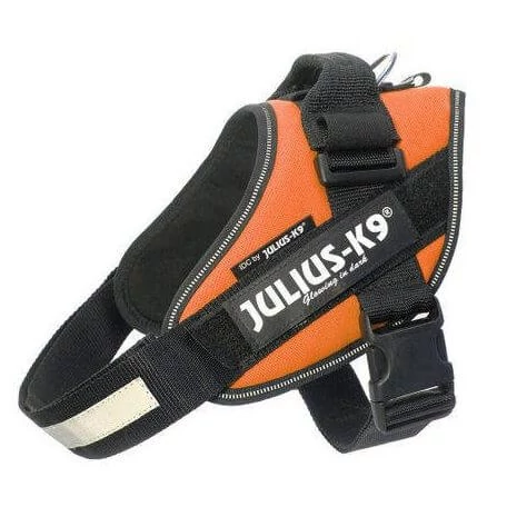 Julius-K9 IDC Powerhám, felirattal, méret 2 UV Narancs