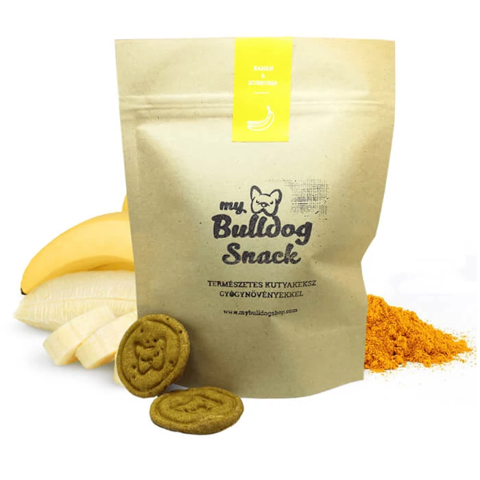 Mybulldog banános-kurkumás kutyakeksz 100 g