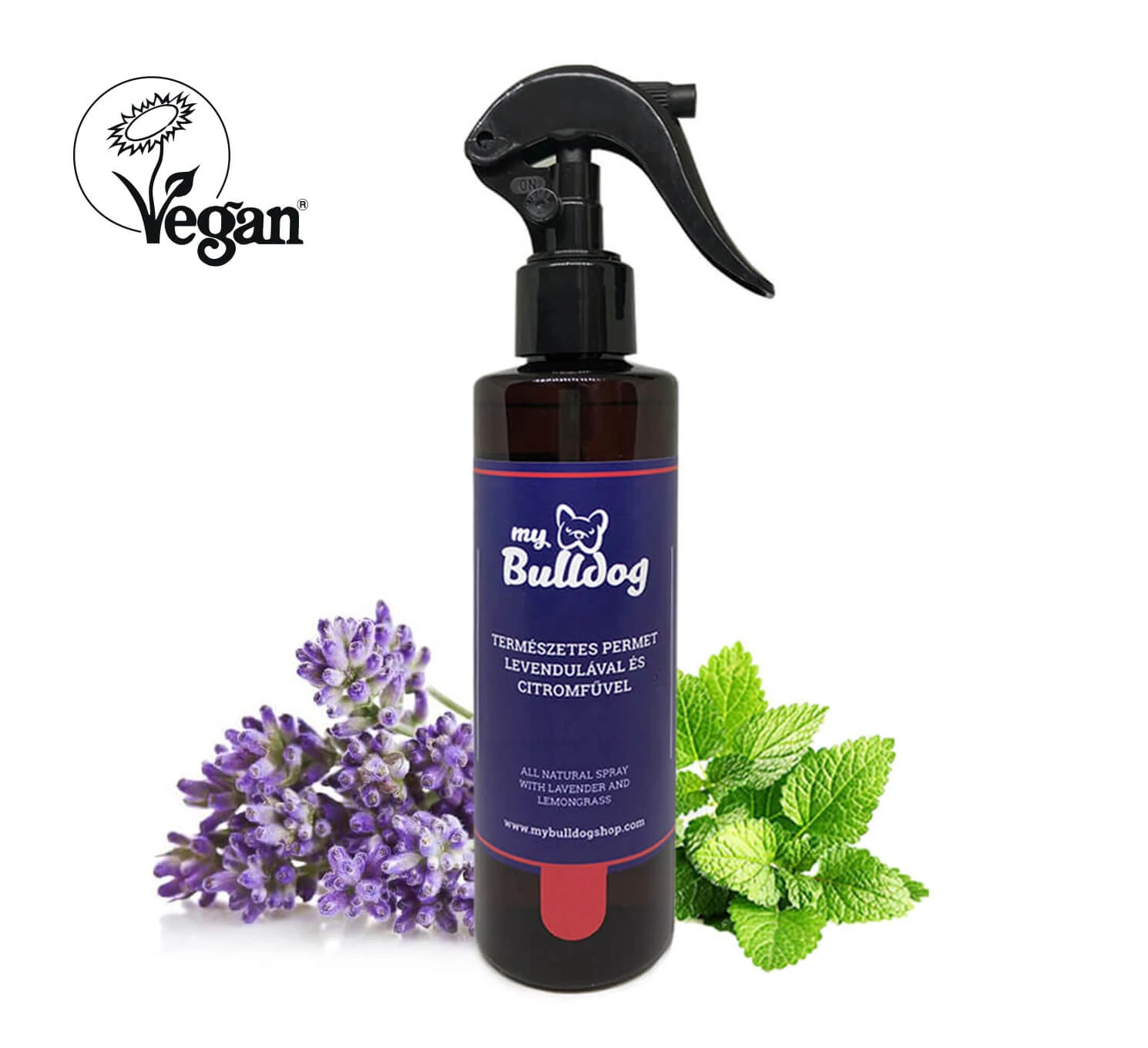 Mybulldog természetes permet levendulával és citromfűvel 200ml