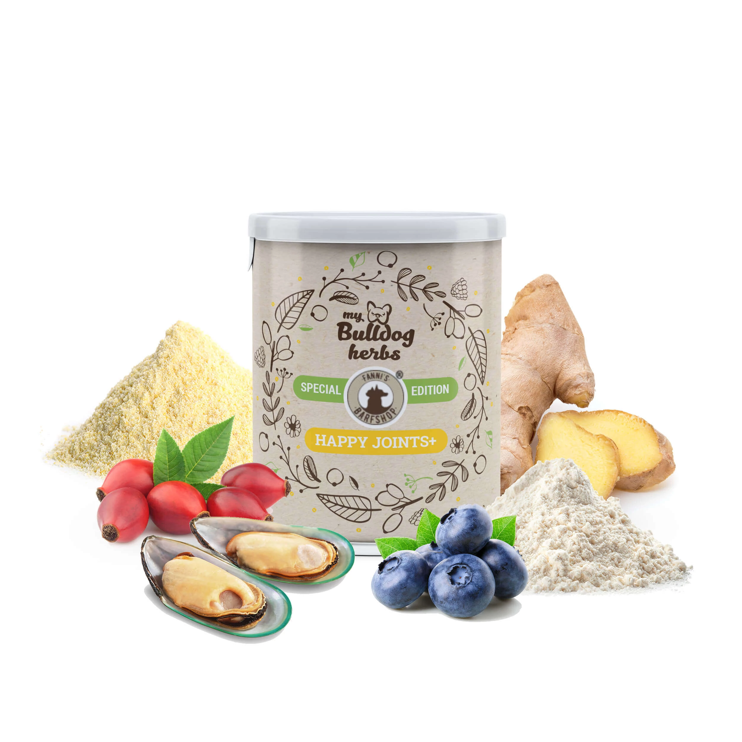 My Bulldog Herbs – HAPPY JOINTS+ – Komplex ízületvédő 100g