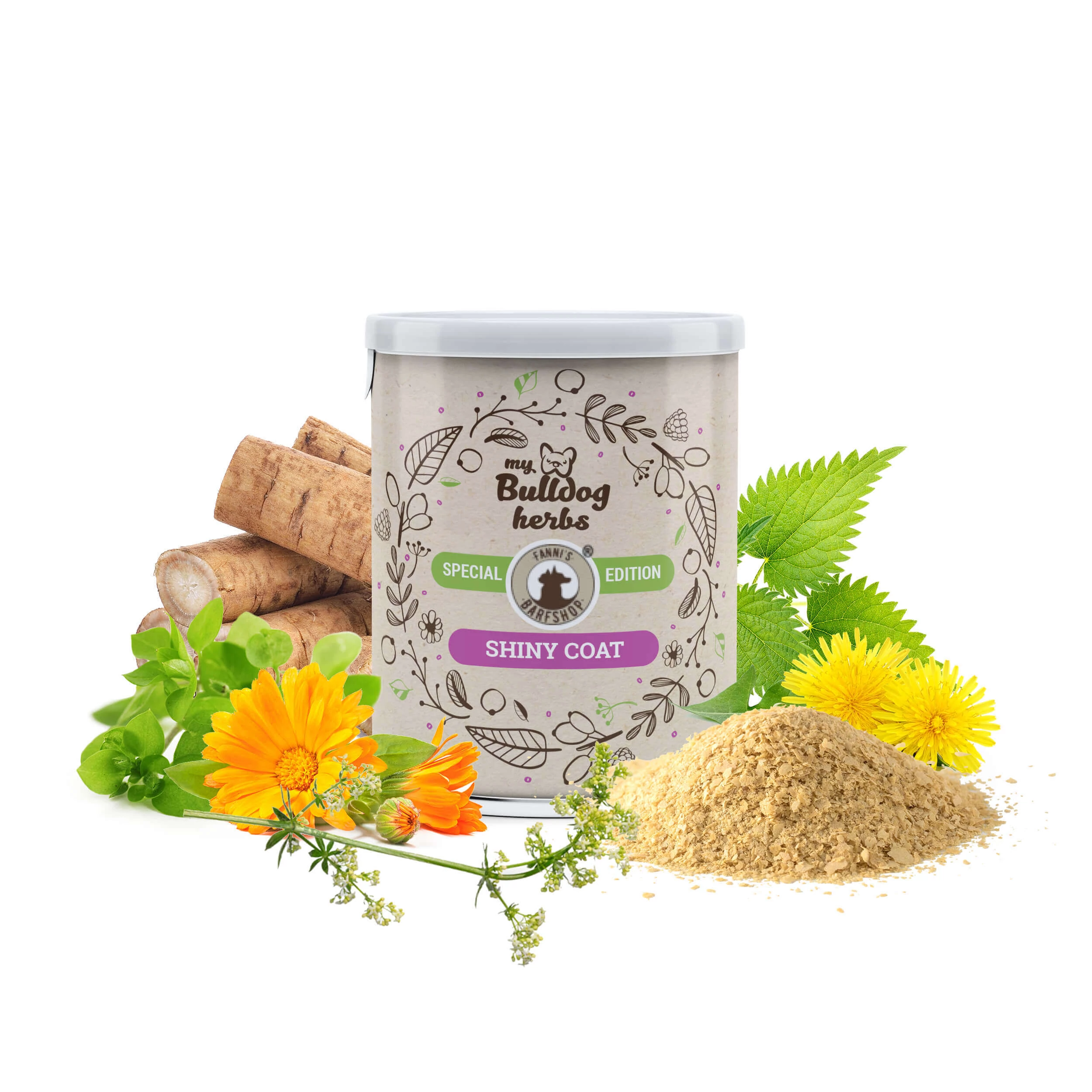 My Bulldog Herbs – SHINY COAT – Bőr- és szőr támogatás 250g