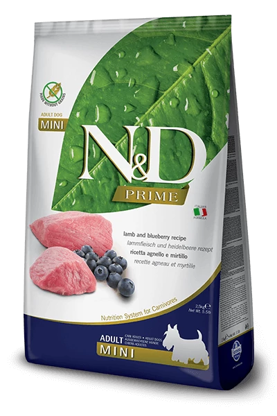 N&D Dog Prime bárány&áfonya adult mini 7kg