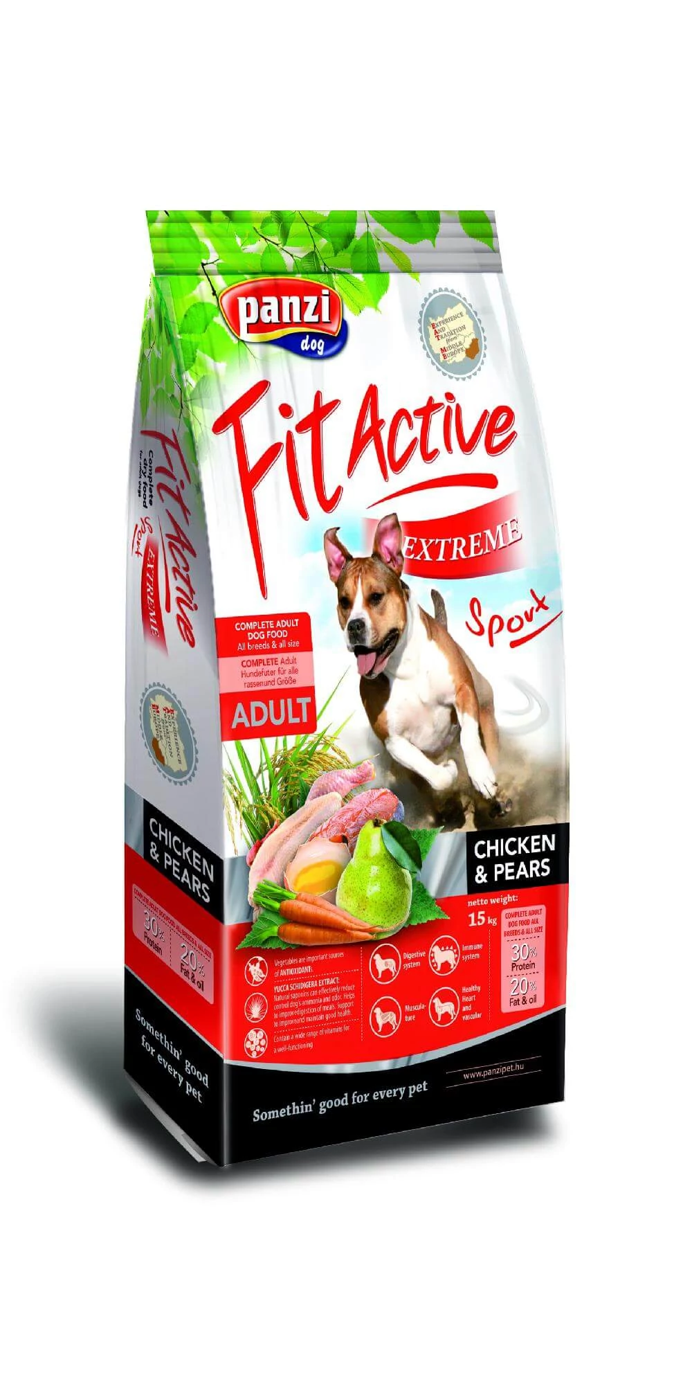 Panzi FitActive Extreme Sport Chicken & Pears 15 kg