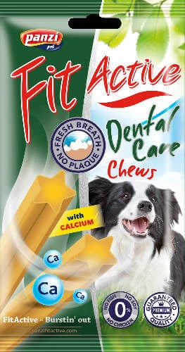 Panzi Fitactive Dental Care Chews kálciummal 70g