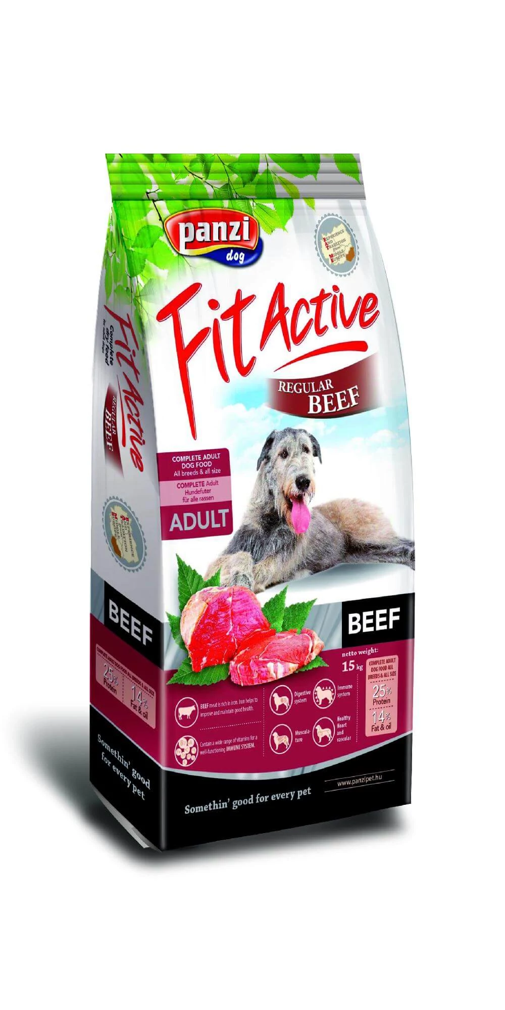 Panzi Fitactive Regular Beef 4kg száraz kutyatáp