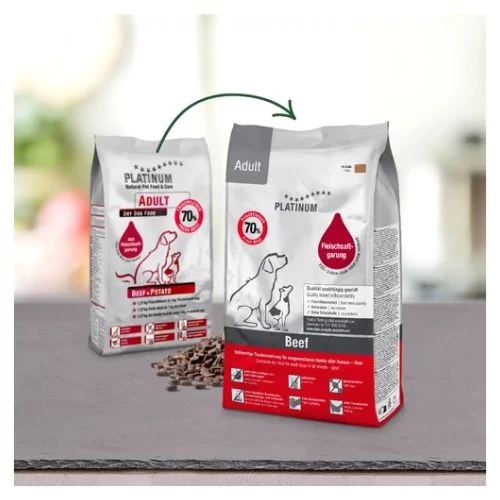Platinum Natural Beef & Potato 2x5kg