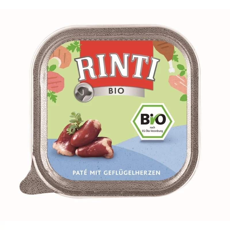 Rinti Dog Bio Alutálkás Szárnyas Szív 150g