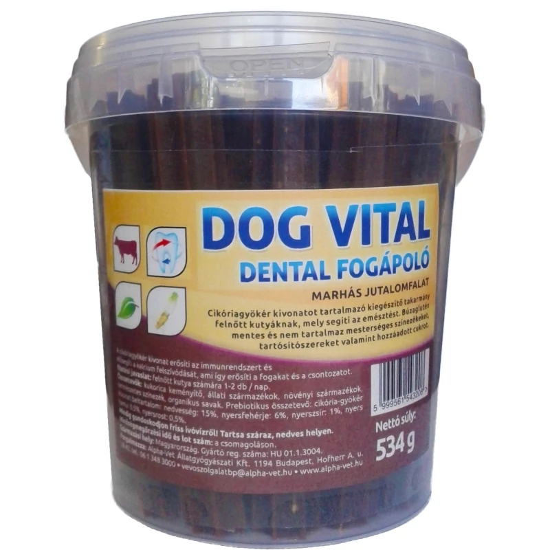 Dog Vital vödrös marhás 534gr