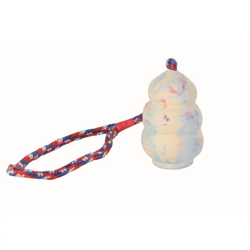 Trixie Játék Tömör Gumi Harang Kötéllel 8cm/30cm