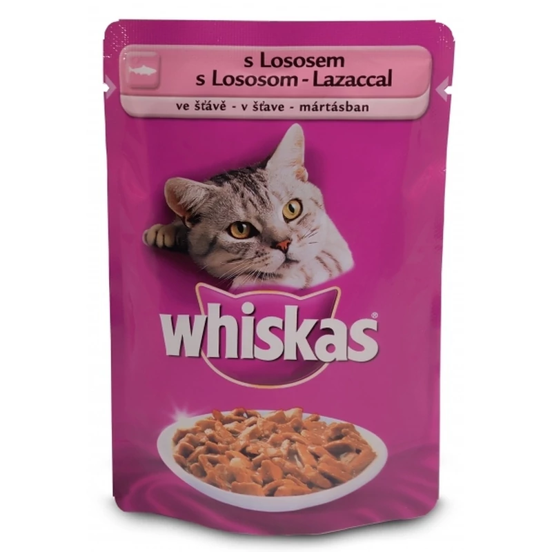 Whiskas Alutasakos  Lazac 100g