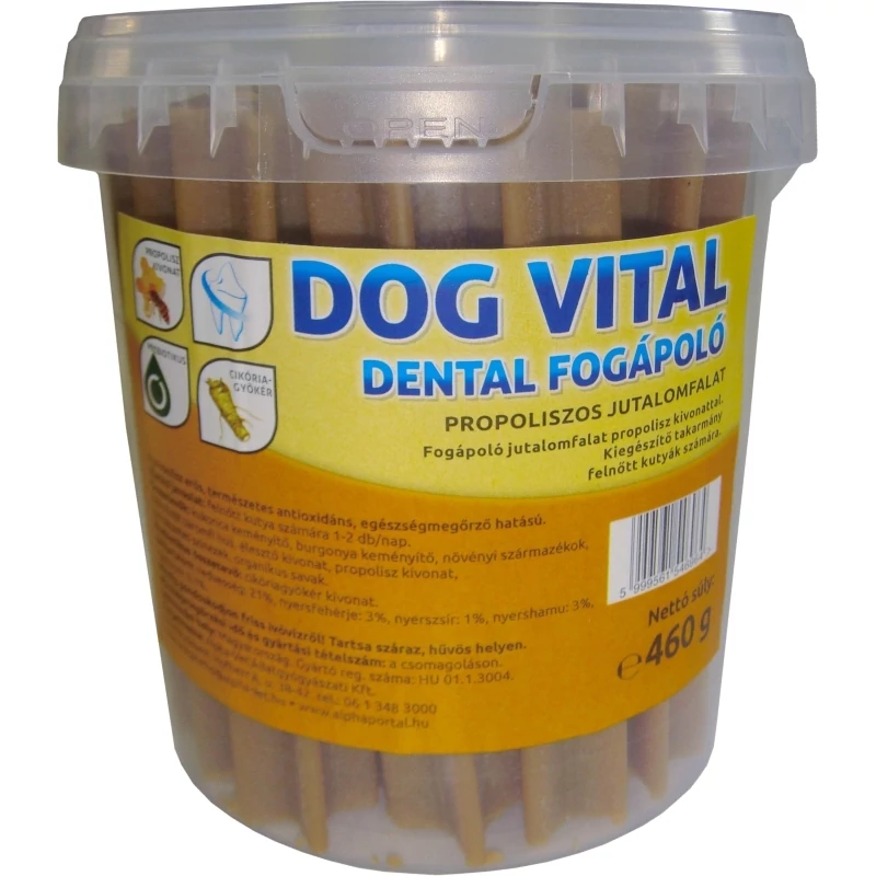 Dog Vital Dental Fogápoló / Propolisszal És Vaniliával 460g