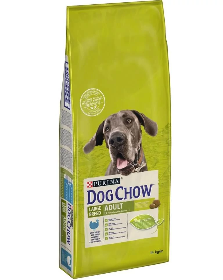 Purina Dog Chow Large Breed Adult Pulykával száraz kutyaeledel 14kg