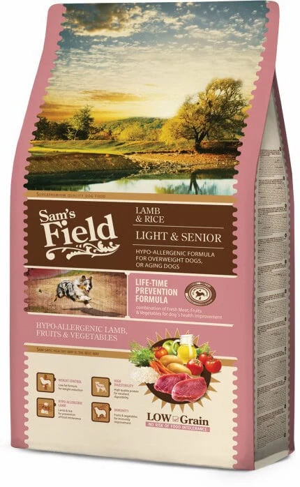 Sam's Field Lamb & Rice Light & Senior 13 kg