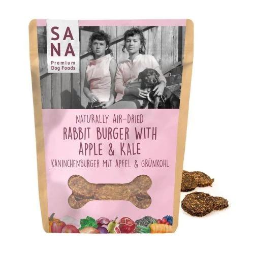 SANAdog Nyúlburger almával és kelkáposztával 100g