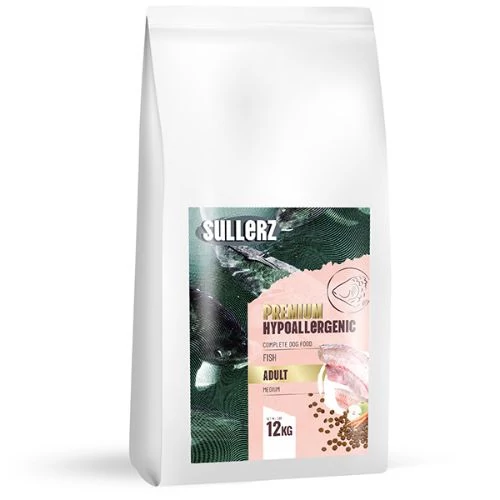 SullerZ Premium Hypoallergenic Adult Fish (Hal) Kutyatáp 12 kg