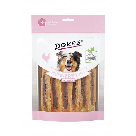 Dokas szárított csirkemell májjal 220g