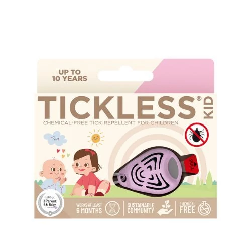 Tickless Kid - ultrahangos kullancs- és bolhariasztó gyerekeknek Rózsaszín