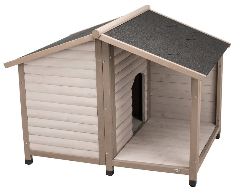 Trixie Kutyaház Lodge Nyeregtetővel M-L 130x100x105 cm Szürke