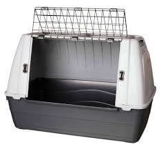 Trixie Journey Transport Box - szállító box (fekete/szürke) M 88×58×51cm