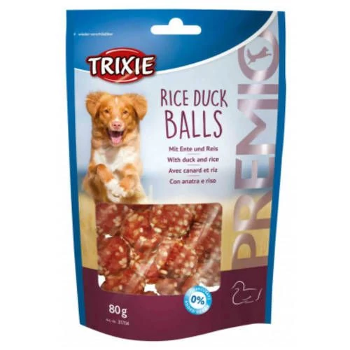 Trixie Jutalomfalat Premio Rizses, Kacsás Labdák 80gr