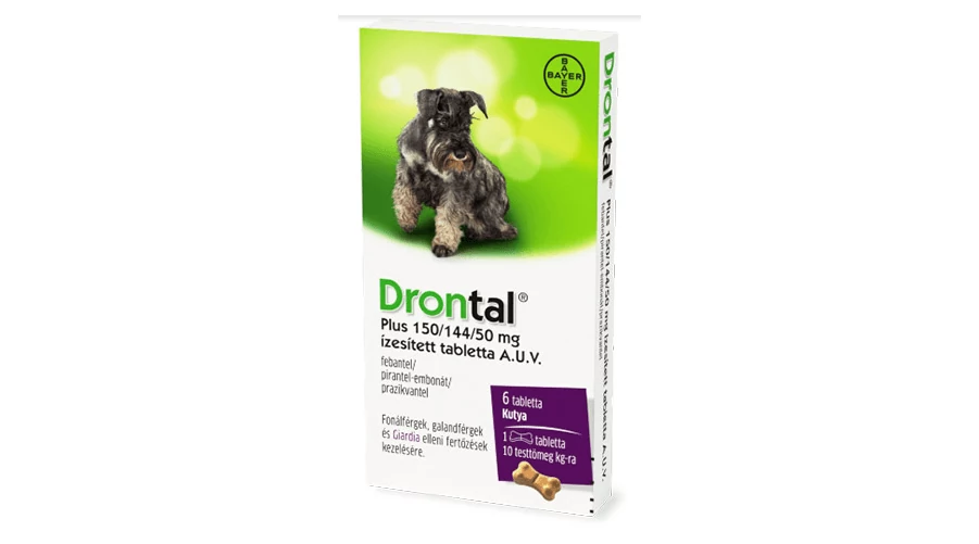 Drontal Plus ízesített féreghajtó tabletta 6db