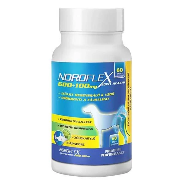 Noroflex 600+100mg 60db ízületvédő, fájdalomcsökkentő rágótabletta